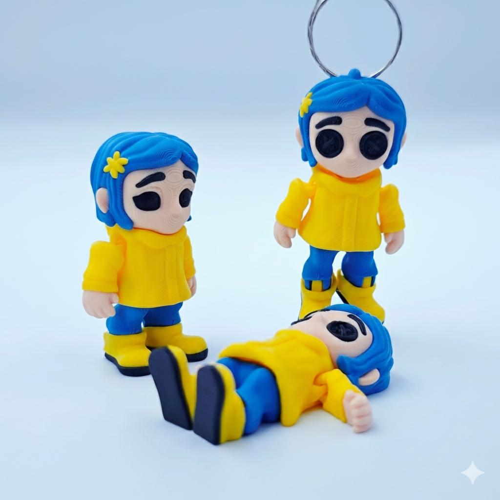 Llavero/Figura de Coraline