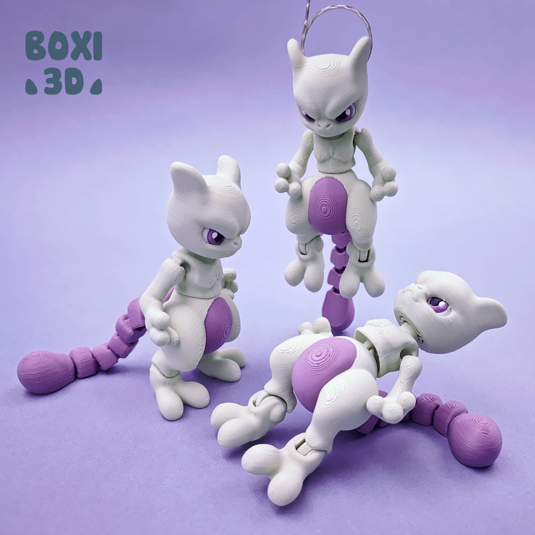 Llavero 3D Mewtwo Coleccionable | Impresión 3D