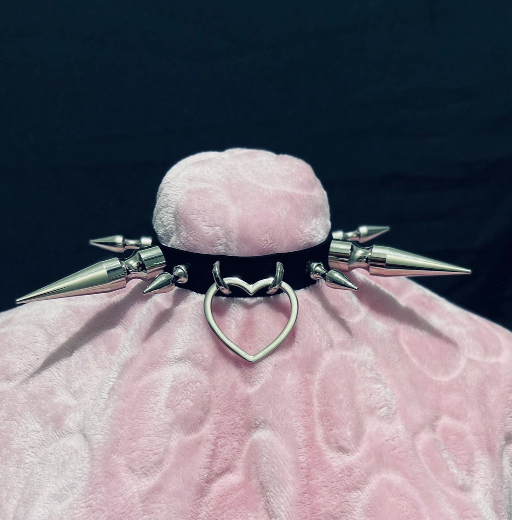 Choker Picos Largos y Cortos con Corazón