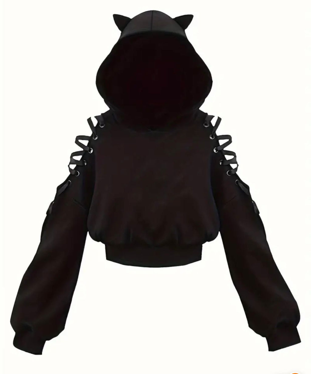 Sudadera de Gatito con Abertura