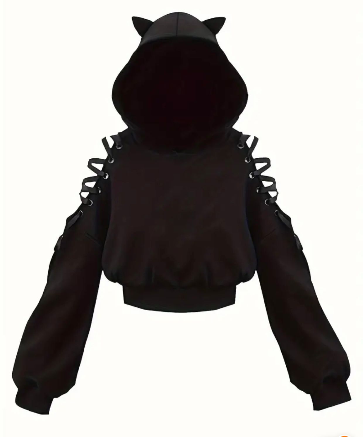 Sudadera de Gatito con Abertura