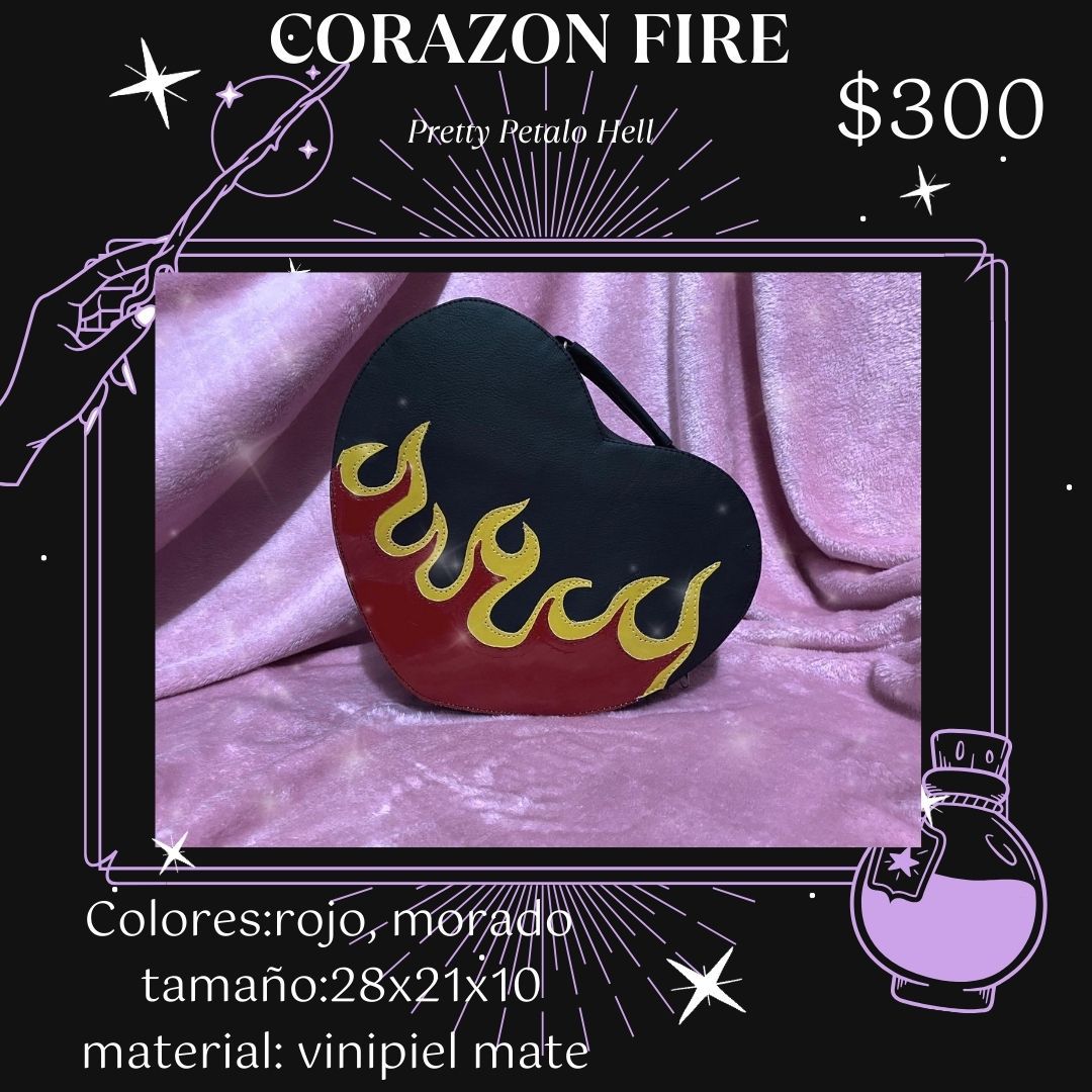 Bolso Corazón Fire